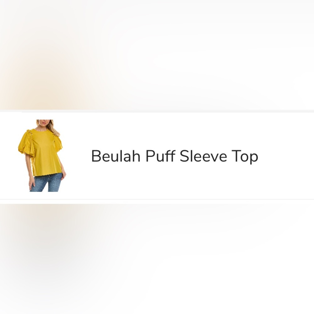 Beulah Puff Sleeve Top